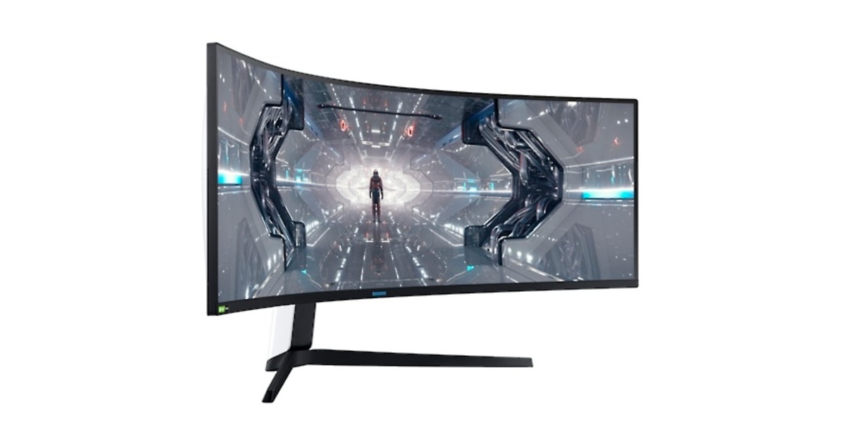 SAMSUNG Odyssey C49G94TSSP, Gaming-Monitor(124 cm (49 Zoll), weiß/schwarz, DQHD, VA, Curved, HDR, 240Hz Panel)