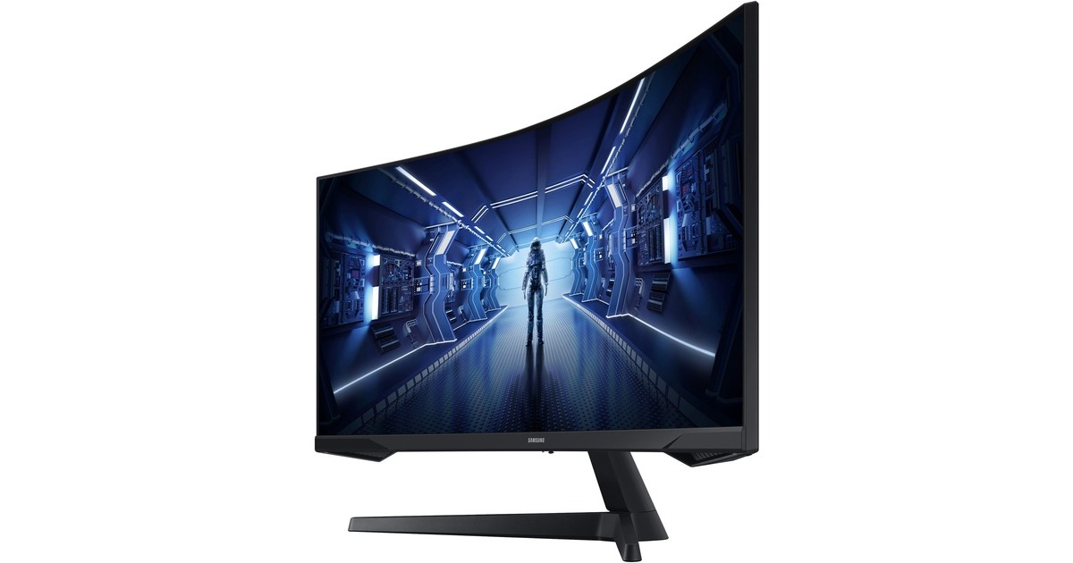 SAMSUNG Odyssey G5 C34G55TWWP, Gaming-Monitor(86 cm (34 Zoll), schwarz, UWQHD, VA, AMD Free-Sync, Curved, 165Hz Panel)