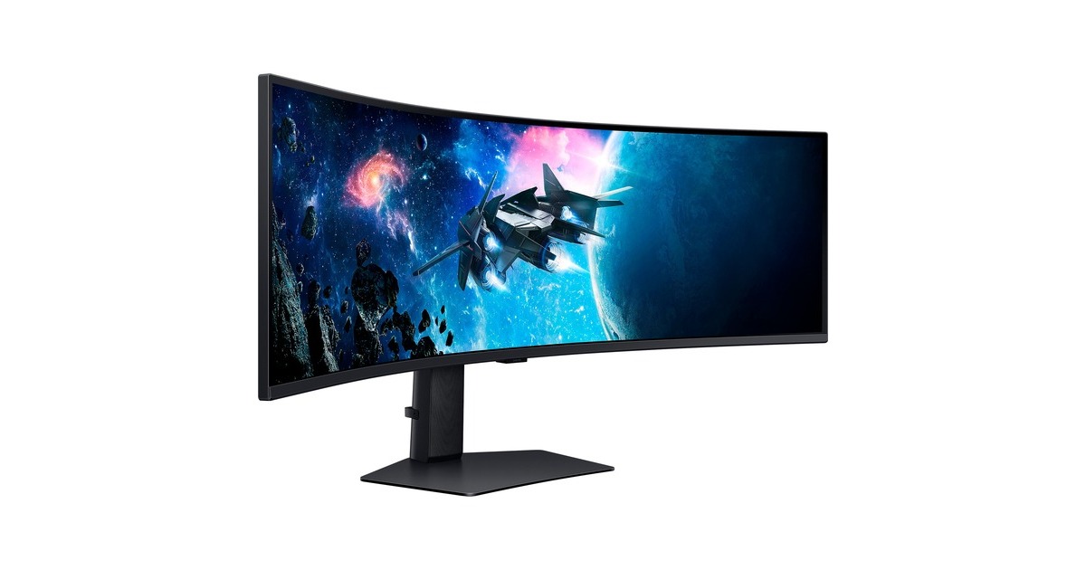 SAMSUNG Odyssey G95C S49CG954EU, Gaming-Monitor(124 cm (49 Zoll), schwarz, DQHD,VA, AMD Free-Sync Premium Pro, HDMI, DisplayPort, 240Hz Panel)