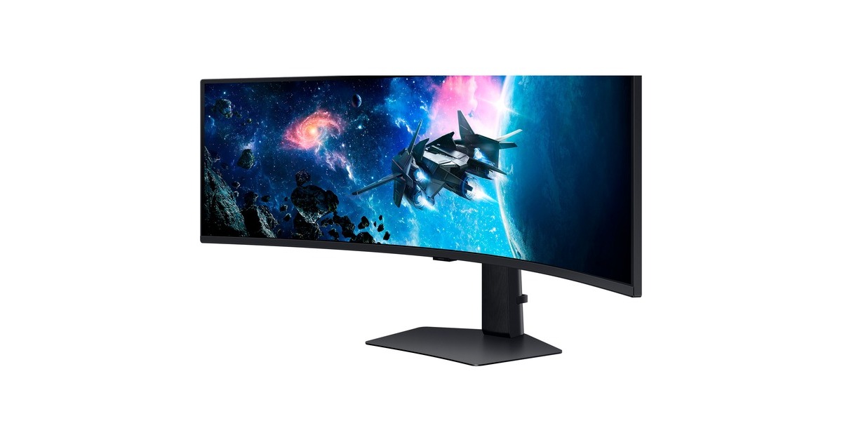 SAMSUNG Odyssey G95C S49CG954EU, Gaming-Monitor(124 cm (49 Zoll), schwarz, DQHD,VA, AMD Free-Sync Premium Pro, HDMI, DisplayPort, 240Hz Panel)