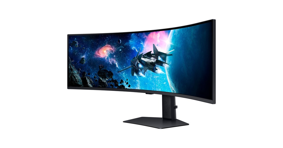 SAMSUNG Odyssey G95C S49CG954EU, Gaming-Monitor(124 cm (49 Zoll), schwarz, DQHD,VA, AMD Free-Sync Premium Pro, HDMI, DisplayPort, 240Hz Panel)