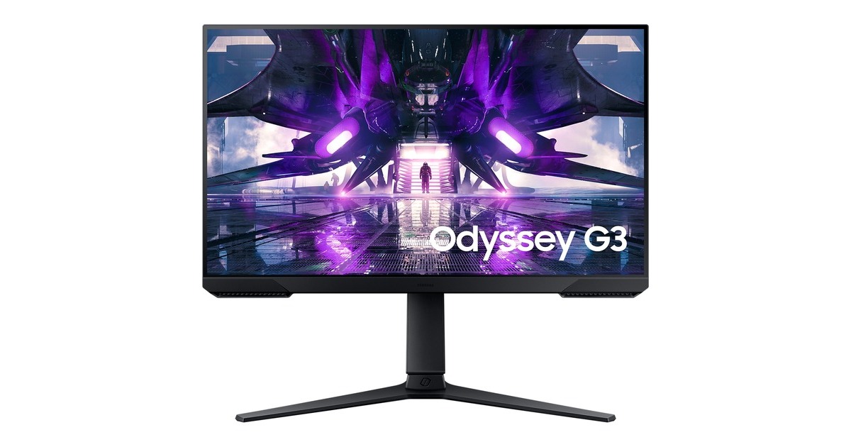SAMSUNG Odyssey Gaming G3A S24AG304NR, Gaming-Monitor(61 cm (24 Zoll), schwarz, FullHD, VA, DisplayPort, HDMI, 144Hz Panel)