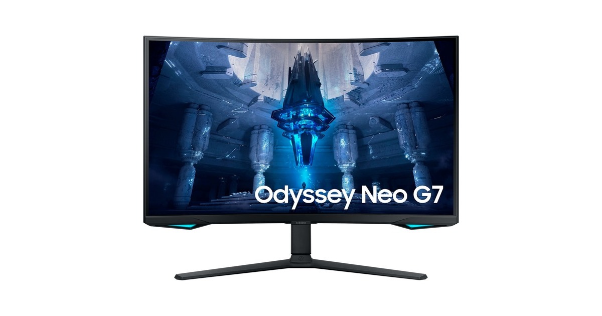 SAMSUNG Odyssey Neo G7 S32BG750NP, Gaming-Monitor(80 cm (32 Zoll), schwarz, UltraHD/4K, VA, AMD Free-Sync, HDMI 2.1, 165Hz Panel)