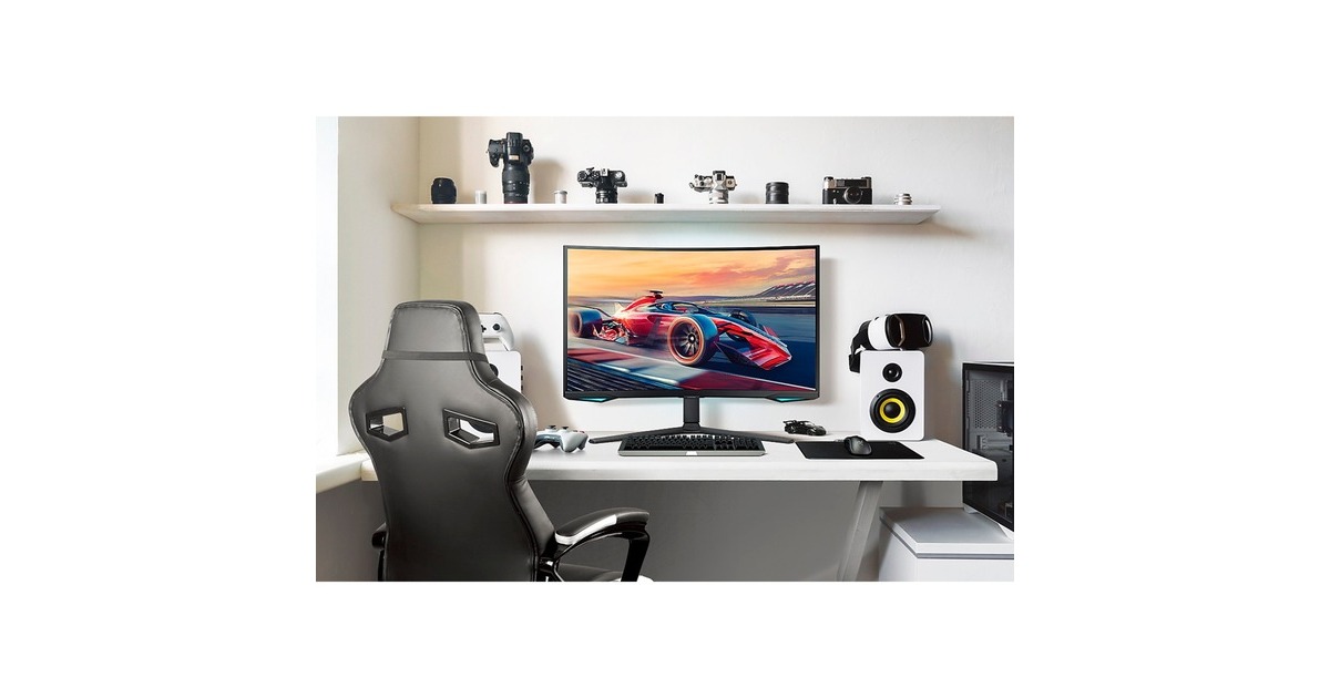 SAMSUNG Odyssey Neo G7 S32BG750NP, Gaming-Monitor(80 cm (32 Zoll), schwarz, UltraHD/4K, VA, AMD Free-Sync, HDMI 2.1, 165Hz Panel)