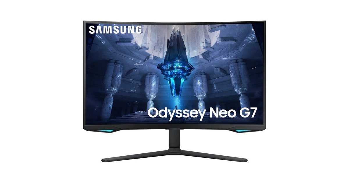 SAMSUNG Odyssey Neo G7 S32BG750NU, Gaming-Monitor(80 cm (32 Zoll), schwarz, UltraHD/4K, AMD Free-Sync, HDMI 2.1, 165Hz Panel)