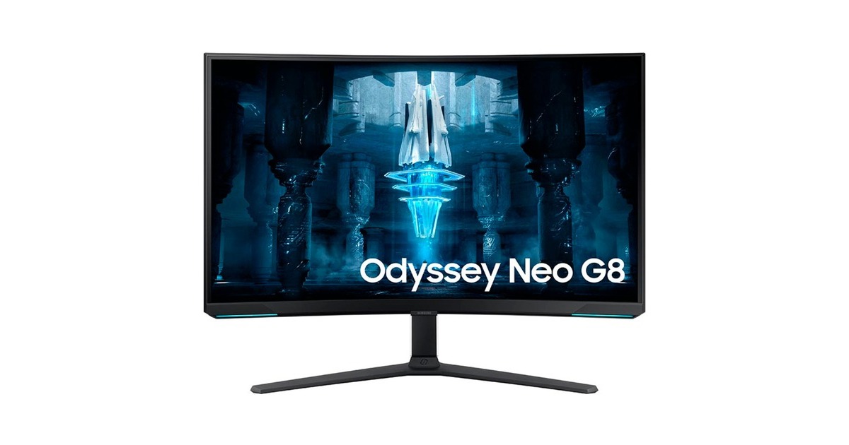 SAMSUNG Odyssey Neo G8 S32BG850NP, Gaming-Monitor(80 cm (32 Zoll), schwarz/weiß, UltraHD/4K, VA, HDMI 2.1, USB-C, 240Hz Panel)
