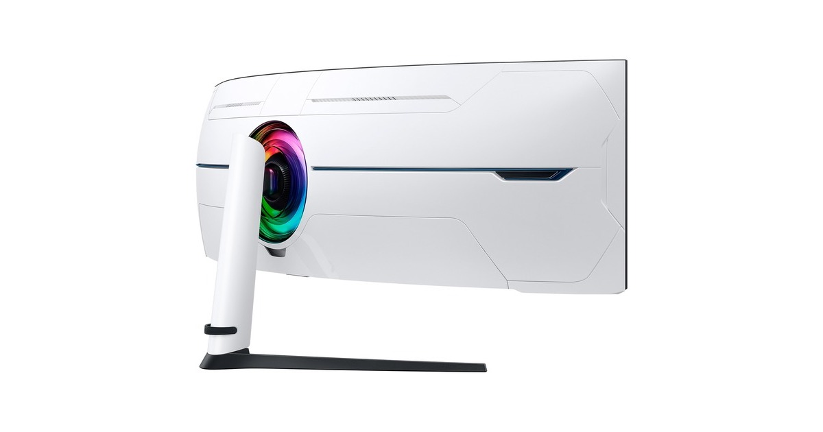 SAMSUNG Odyssey Neo G95NC S57CG954NU, Gaming-Monitor(145 cm (57 Zoll), weiß/schwarz, UWUHD, VA, AMD Free-Sync, G-Sync kompatibel, 240Hz Panel)