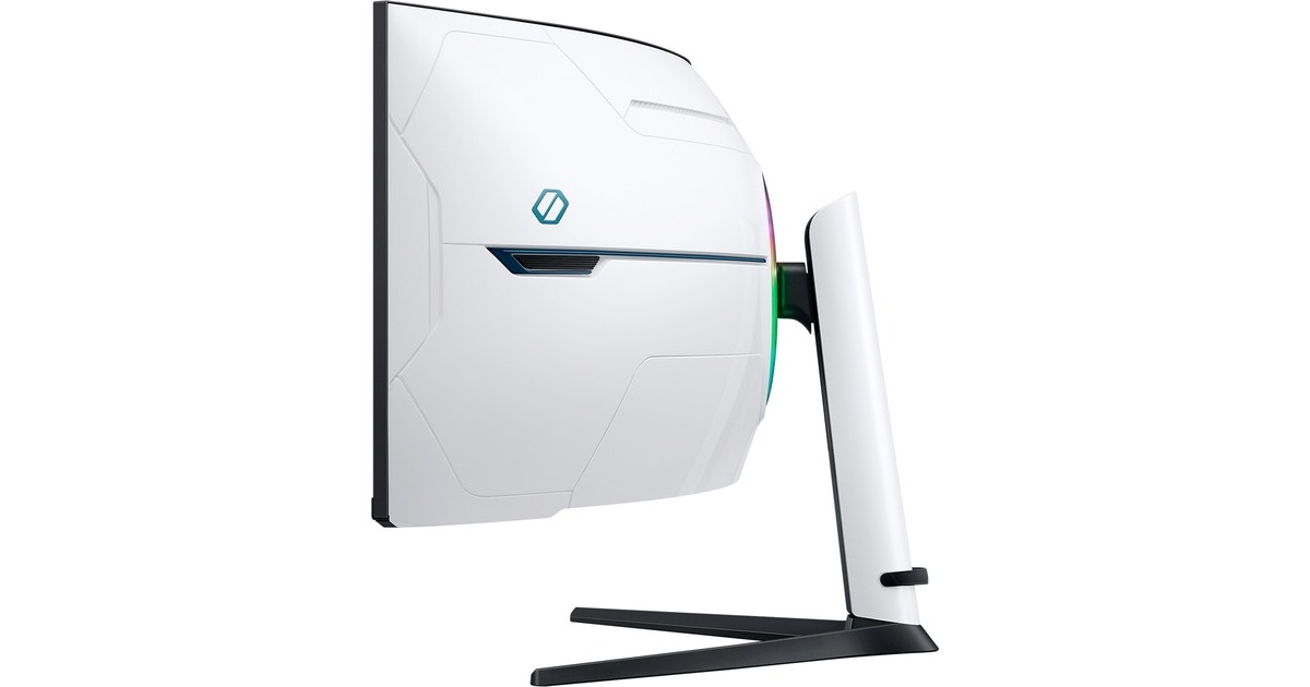 SAMSUNG Odyssey Neo G95NC S57CG954NU, Gaming-Monitor(145 cm (57 Zoll), weiß/schwarz, UWUHD, VA, AMD Free-Sync, G-Sync kompatibel, 240Hz Panel)
