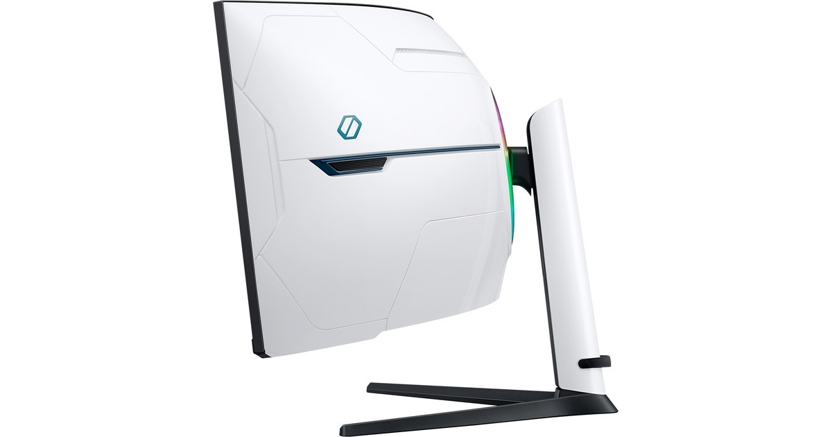 SAMSUNG Odyssey Neo G95NC S57CG954NU, Gaming-Monitor(145 cm (57 Zoll), weiß/schwarz, UWUHD, VA, AMD Free-Sync, G-Sync kompatibel, 240Hz Panel)