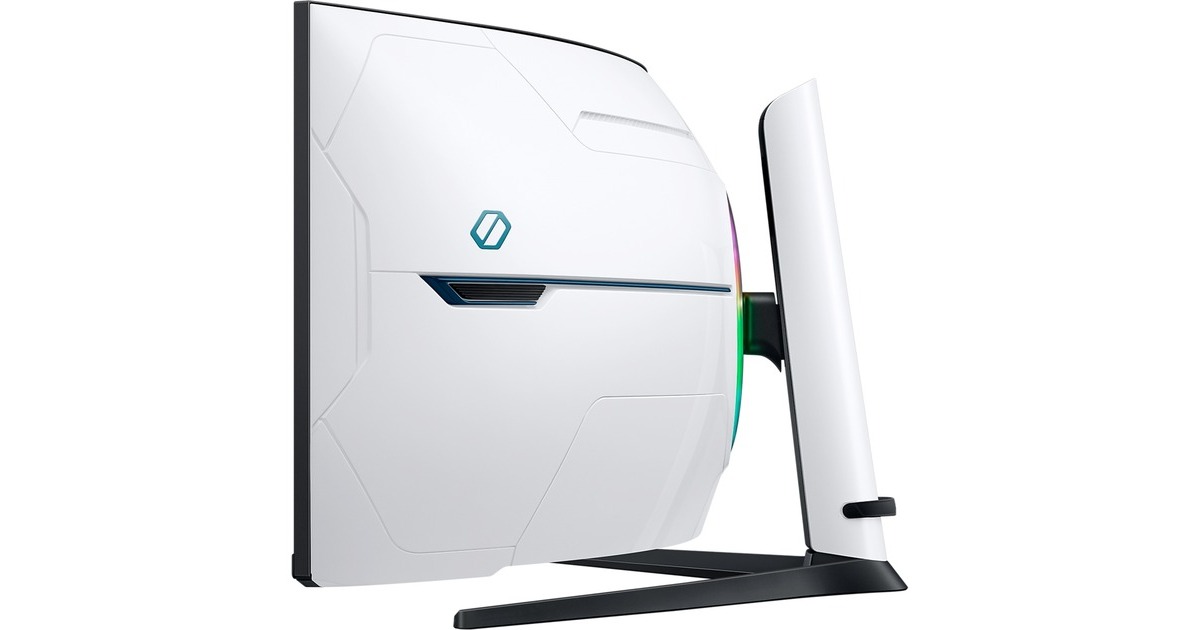 SAMSUNG Odyssey Neo G95NC S57CG954NU, Gaming-Monitor(145 cm (57 Zoll), weiß/schwarz, UWUHD, VA, AMD Free-Sync, G-Sync kompatibel, 240Hz Panel)