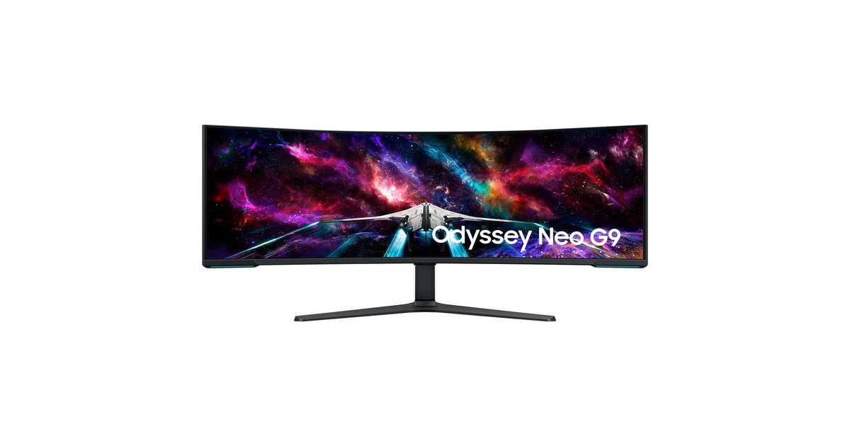 SAMSUNG Odyssey Neo G95NC S57CG954NU, Gaming-Monitor(145 cm (57 Zoll), weiß/schwarz, UWUHD, VA, AMD Free-Sync, G-Sync kompatibel, 240Hz Panel)