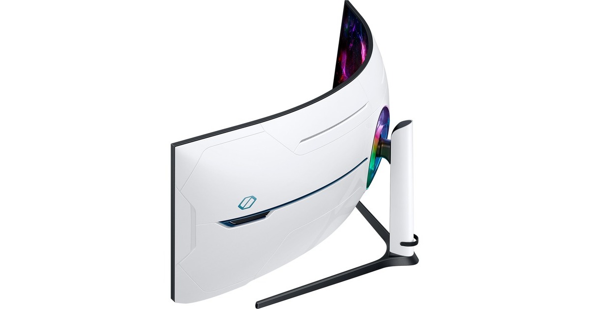SAMSUNG Odyssey Neo G95NC S57CG954NU, Gaming-Monitor(145 cm (57 Zoll), weiß/schwarz, UWUHD, VA, AMD Free-Sync, G-Sync kompatibel, 240Hz Panel)