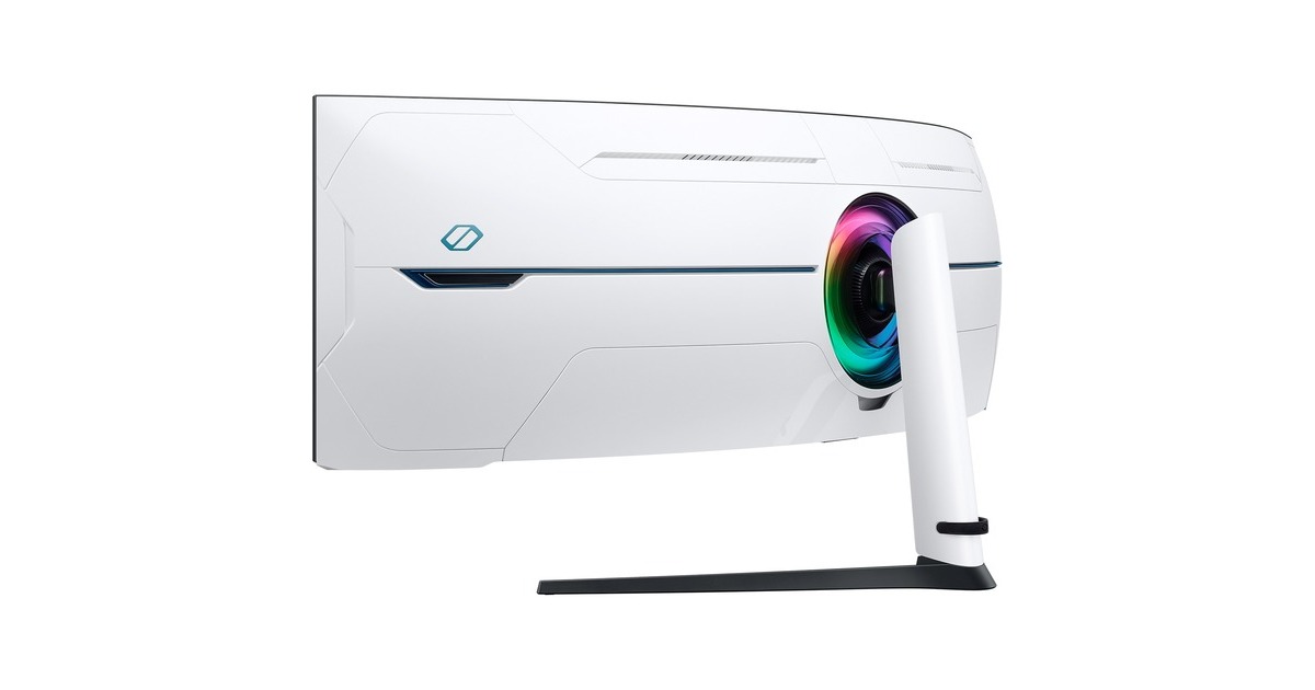 SAMSUNG Odyssey Neo G95NC S57CG954NU, Gaming-Monitor(145 cm (57 Zoll), weiß/schwarz, UWUHD, VA, AMD Free-Sync, G-Sync kompatibel, 240Hz Panel)