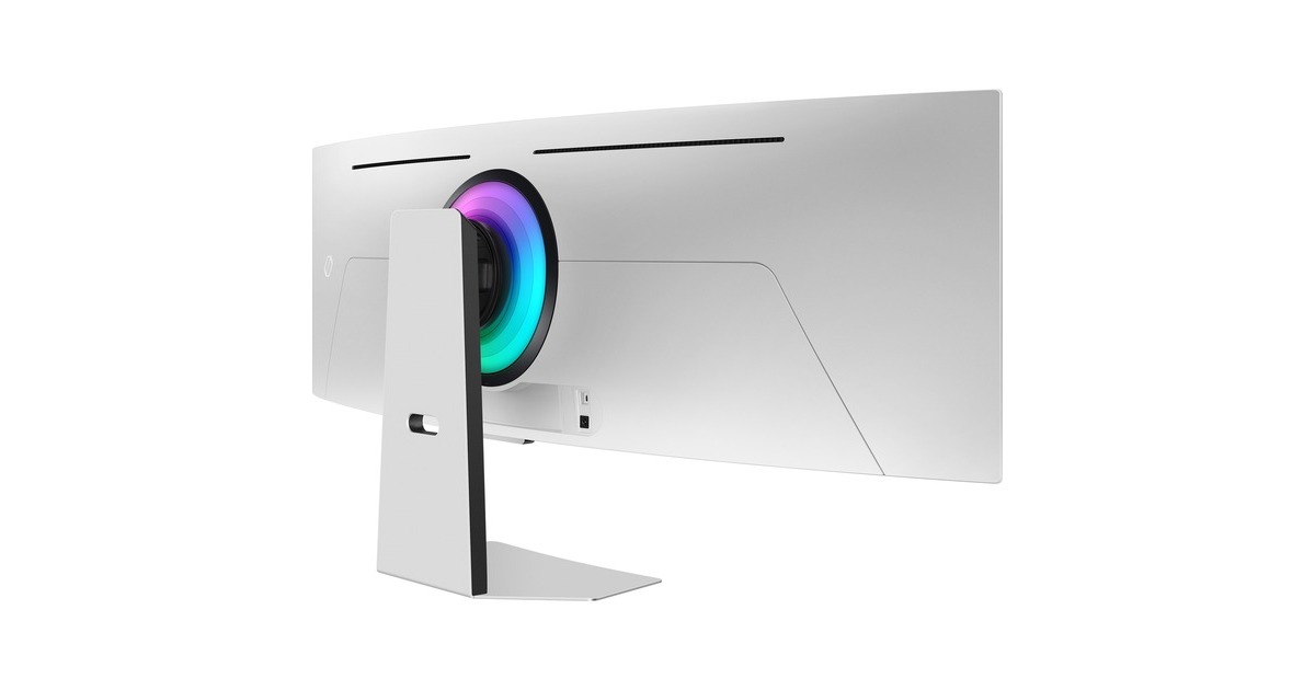 SAMSUNG Odyssey OLED G9 S49CG954SU, OLED-Monitor(124 cm (49 Zoll), silber, DQHD, AMD Free-Sync Premium Pro, HDMI, DisplayPort, 240Hz Panel)