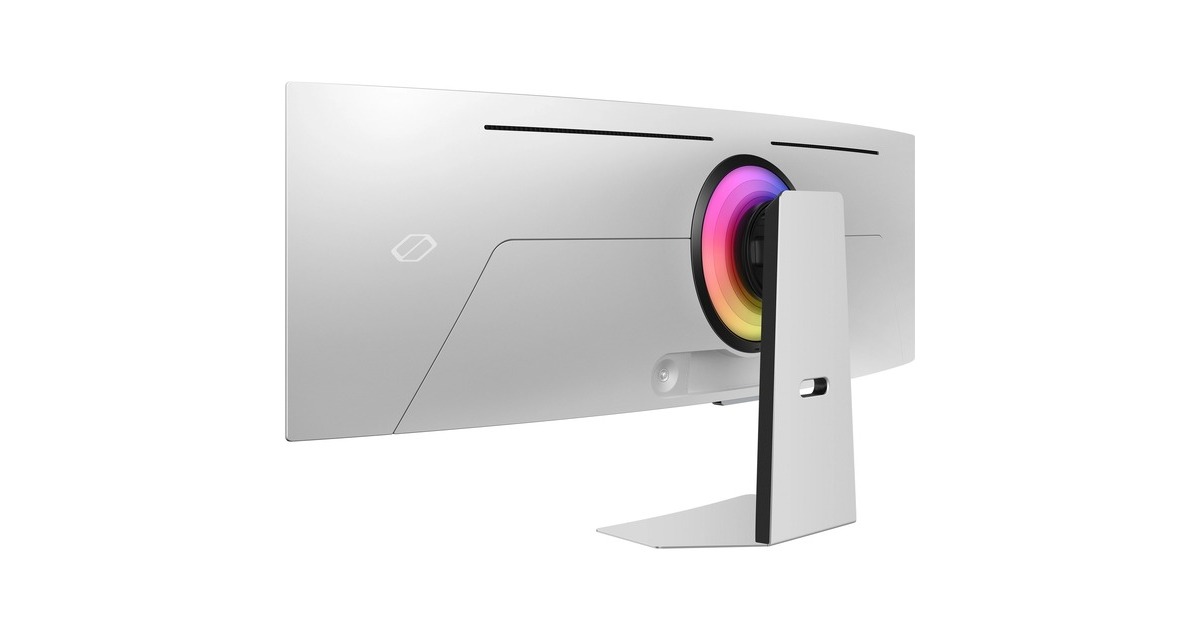 SAMSUNG Odyssey OLED G9 S49CG954SU, OLED-Monitor(124 cm (49 Zoll), silber, DQHD, AMD Free-Sync Premium Pro, HDMI, DisplayPort, 240Hz Panel)