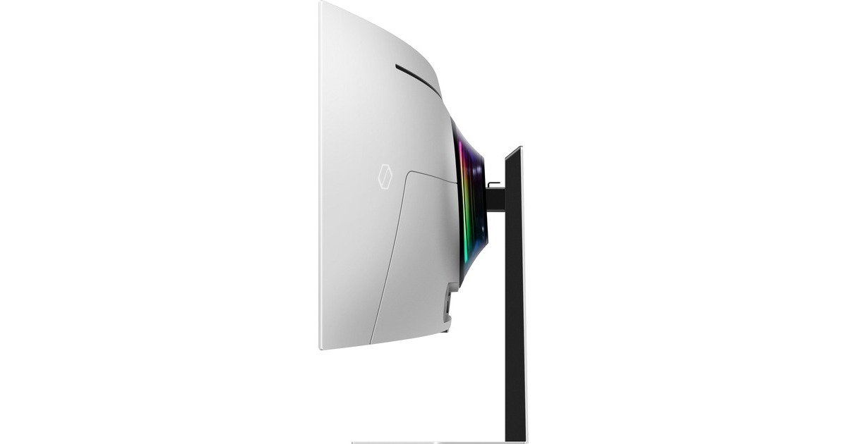 SAMSUNG Odyssey OLED G9 S49CG954SU, OLED-Monitor(124 cm (49 Zoll), silber, DQHD, AMD Free-Sync Premium Pro, HDMI, DisplayPort, 240Hz Panel)