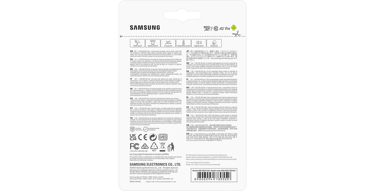 SAMSUNG PRO Plus 512 GB microSDXC (2023), Speicherkarte(blau, UHS-I U3, Class 10, V30, A2)