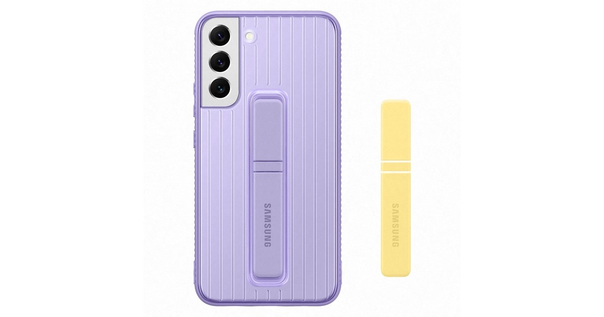 SAMSUNG Protective Standing Cover, Handyhülle(violett, Samsung Galaxy S22+)