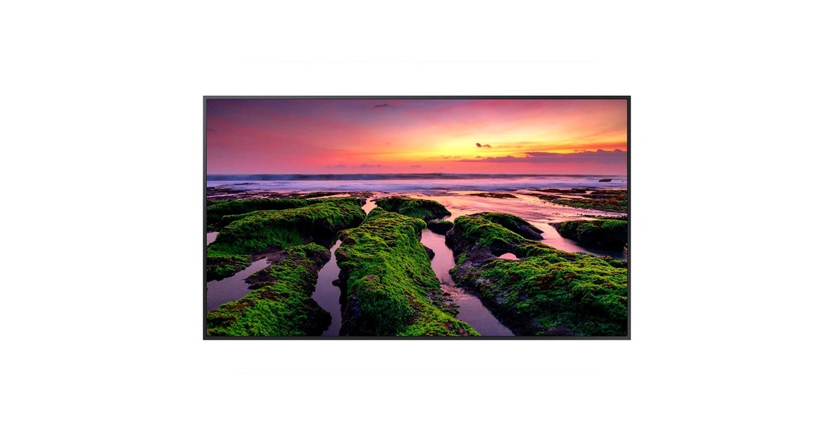 SAMSUNG QB75B, Public Display(schwarz, UltraHD/4K, WLAN, IPS, HDMI)