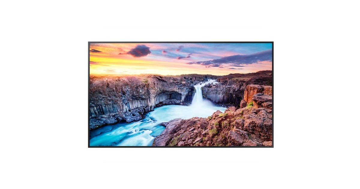 SAMSUNG QH75B, Public Display(schwarz, UltraHD/4K, WLAN, IPS, HDMI)