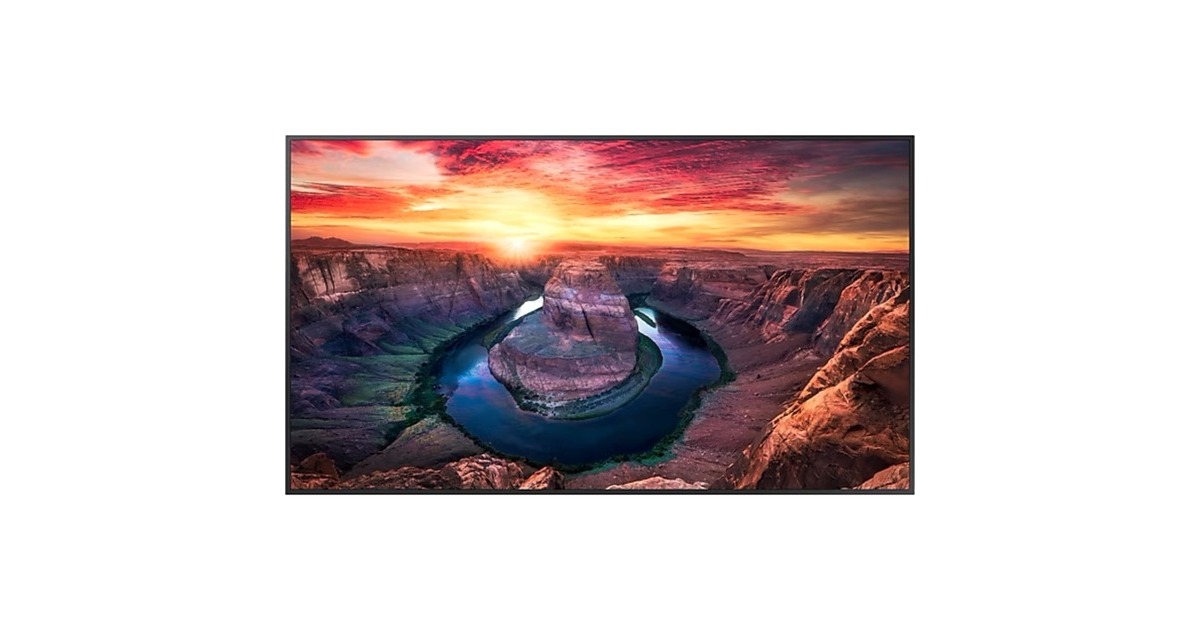 SAMSUNG QM65C, Public Display(schwarz, UltraHD/4K, WLAN, Bluetooth, HDMI)