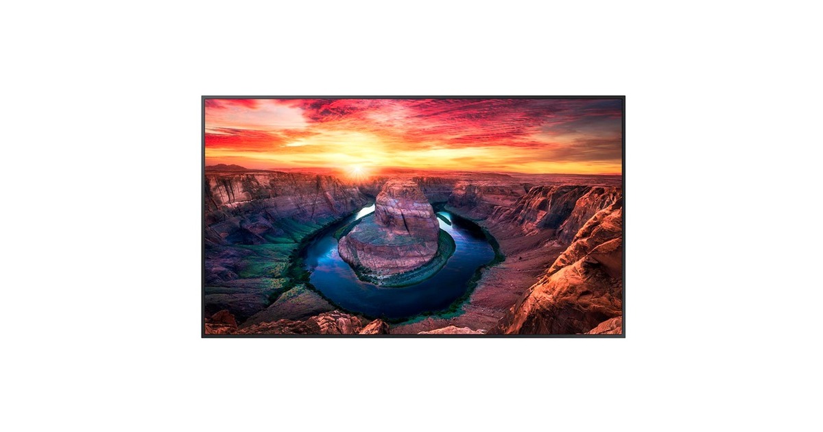 SAMSUNG QM75B, Public Display(schwarz, UltraHD/4K, WLAN, IPS, HDMI)