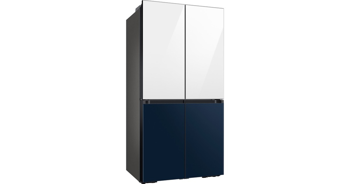 SAMSUNG RF65A96768A/EG, French Door(weiß/dunkelblau)