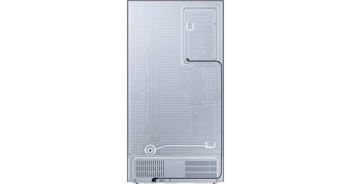 SAMSUNG RH69B8020S9/EG RS8000, Side-by-Side(edelstahl/silber, Food Showcase Tür, Beverage Center, Wassertank)
