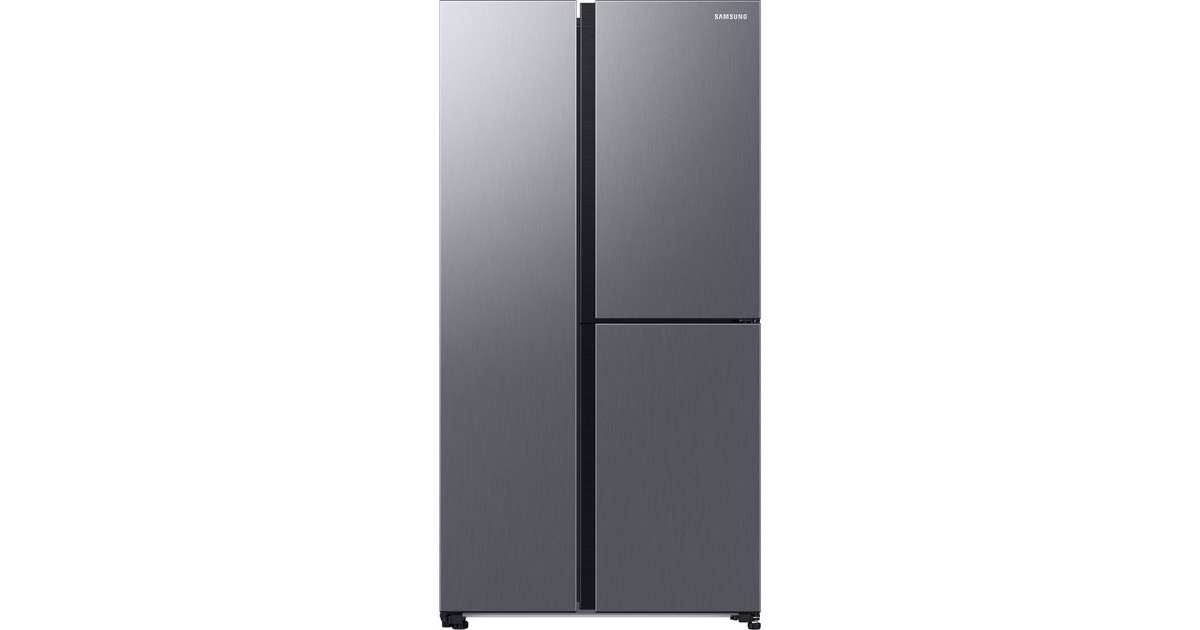 SAMSUNG RH69B8920S9/EG RS8000, Side-by-Side(edelstahl/silber, Food Showcase Tür, Beverage Center, Festwasseranschluss)