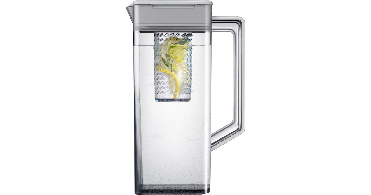 SAMSUNG RH69B8920S9/EG RS8000, Side-by-Side(edelstahl/silber, Food Showcase Tür, Beverage Center, Festwasseranschluss)