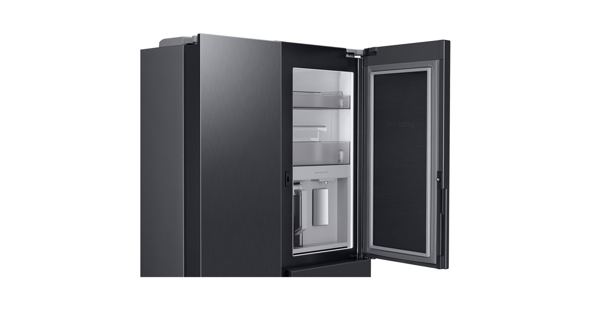 SAMSUNG RH6ACG892DB1EG, Side-by-Side(edelstahl (dunkel), Food Showcase Tür, AI Energy Mode, Smart Conversion, Festwasseranschluss) SAMSUNG RH6ACG892DB1EG, Side-by-Side(edelstahl (dunkel), Food Showcase Tür, AI Energy Mode, Smart Conversion, Festwasseranschluss)