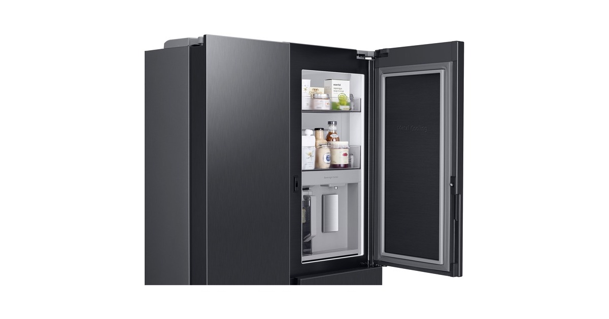 SAMSUNG RH6ACG892DB1EG, Side-by-Side(edelstahl (dunkel), Food Showcase Tür, AI Energy Mode, Smart Conversion, Festwasseranschluss) SAMSUNG RH6ACG892DB1EG, Side-by-Side(edelstahl (dunkel), Food Showcase Tür, AI Energy Mode, Smart Conversion, Festwasseranschluss)