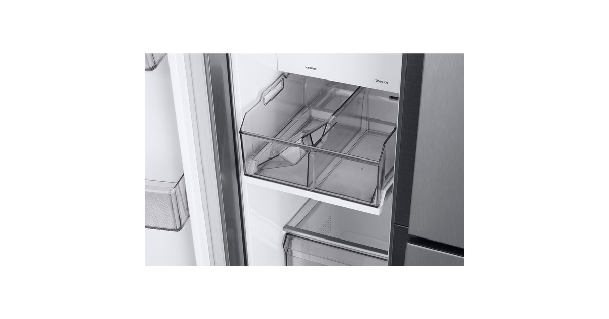 SAMSUNG RH6ACG892DS9EG, Side-by-Side(edelstahl, Food Showcase Tür, AI Energy Mode, Smart Conversion, Festwasseranschluss) SAMSUNG RH6ACG892DS9EG, Side-by-Side(edelstahl, Food Showcase Tür, AI Energy Mode, Smart Conversion, Festwasseranschluss)