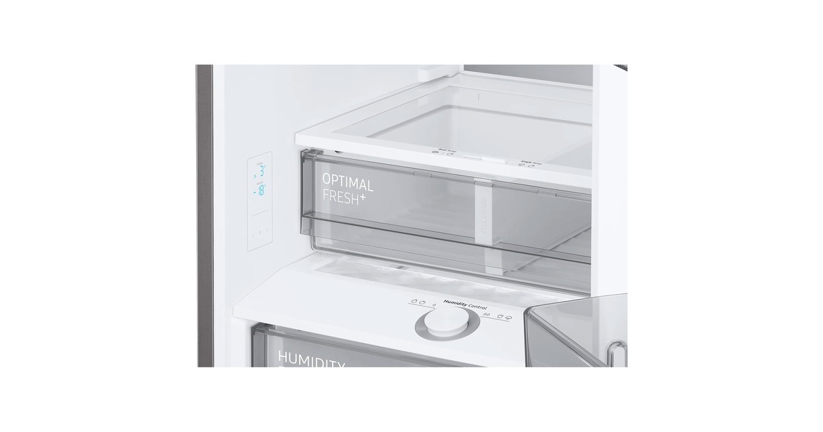 SAMSUNG RL38A7B63B1/EG BeSpoke, Kühl-/Gefrierkombination(edelstahl (dunkel))