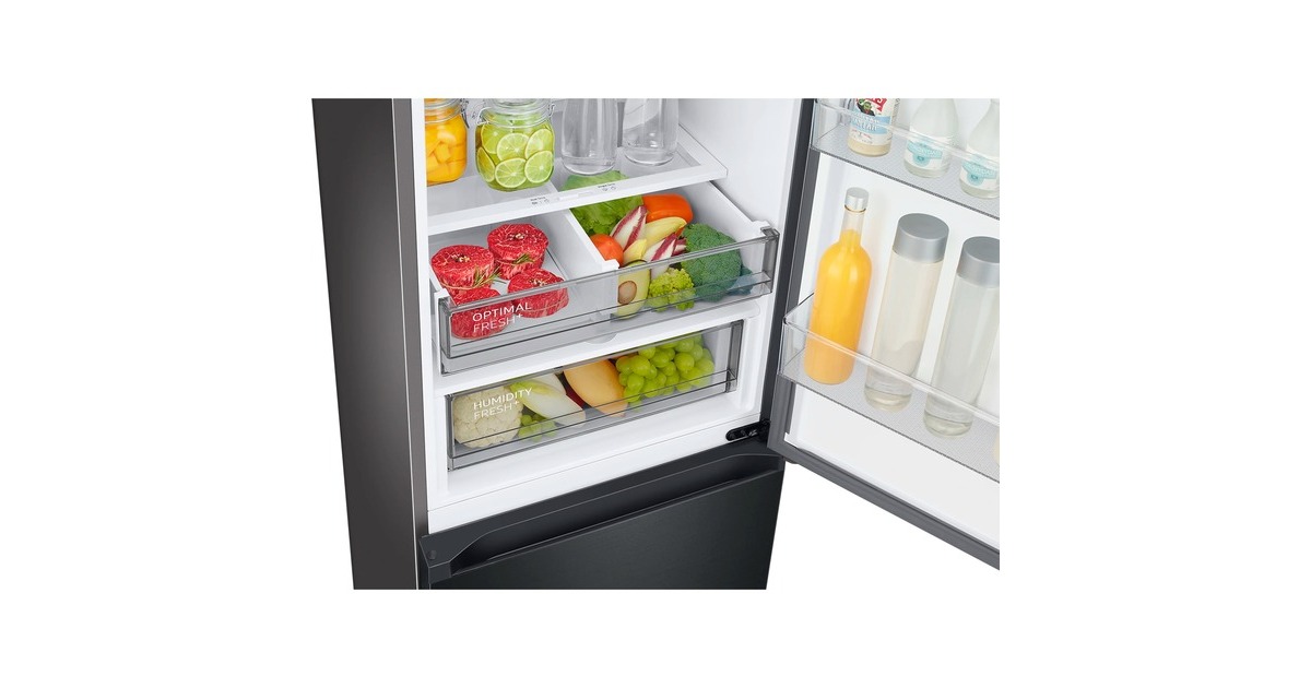SAMSUNG RL38A7B63B1/EG BeSpoke, Kühl-/Gefrierkombination(edelstahl (dunkel))