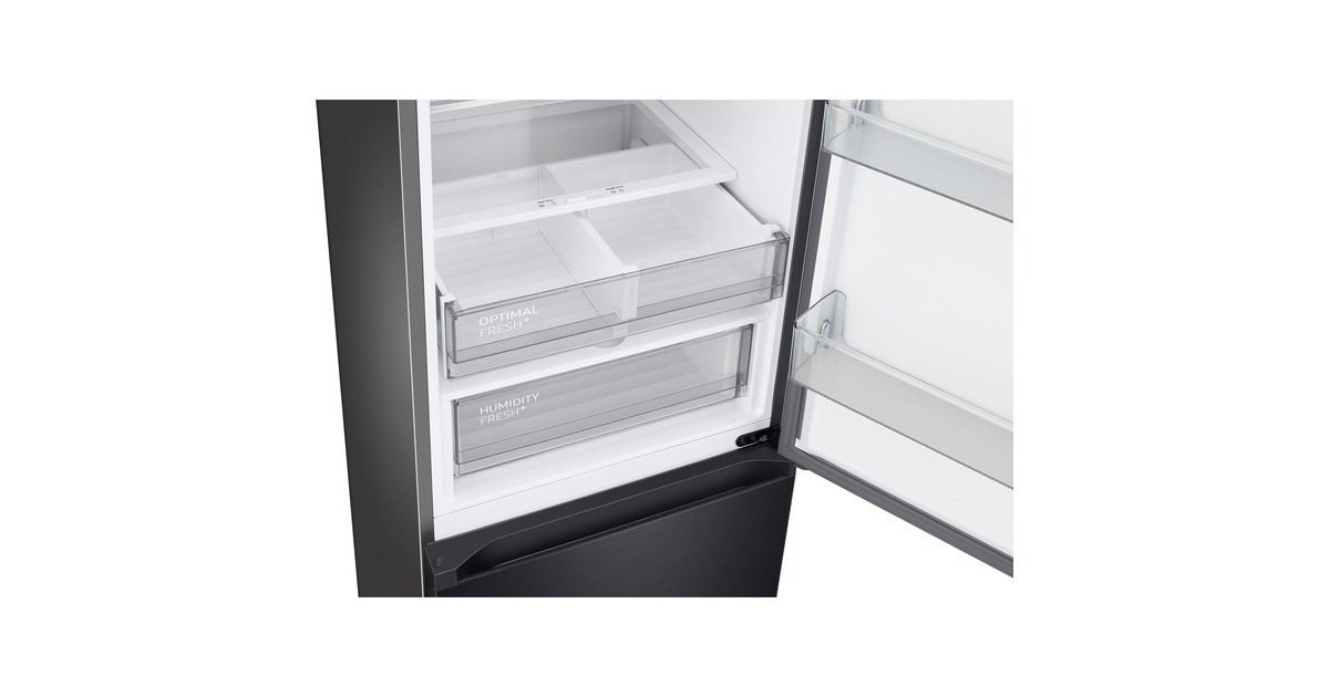 SAMSUNG RL38C7B5BB1/EG Bespoke, Kühl-/Gefrierkombination(edelstahl (dunkel), AI Energy Mode, Metal Cooling, Cool Select+)