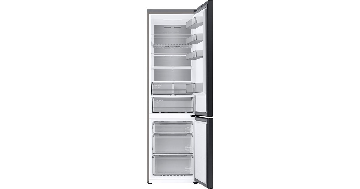 SAMSUNG RL38C7B6BS9/EG Bespoke, Kühl-/Gefrierkombination(edelstahl, AI Energy Mode, Metal Cooling, Cool Select+)