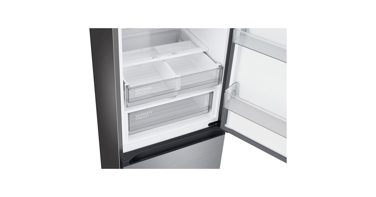 SAMSUNG RL38C7B6BS9/EG Bespoke, Kühl-/Gefrierkombination(edelstahl, AI Energy Mode, Metal Cooling, Cool Select+)