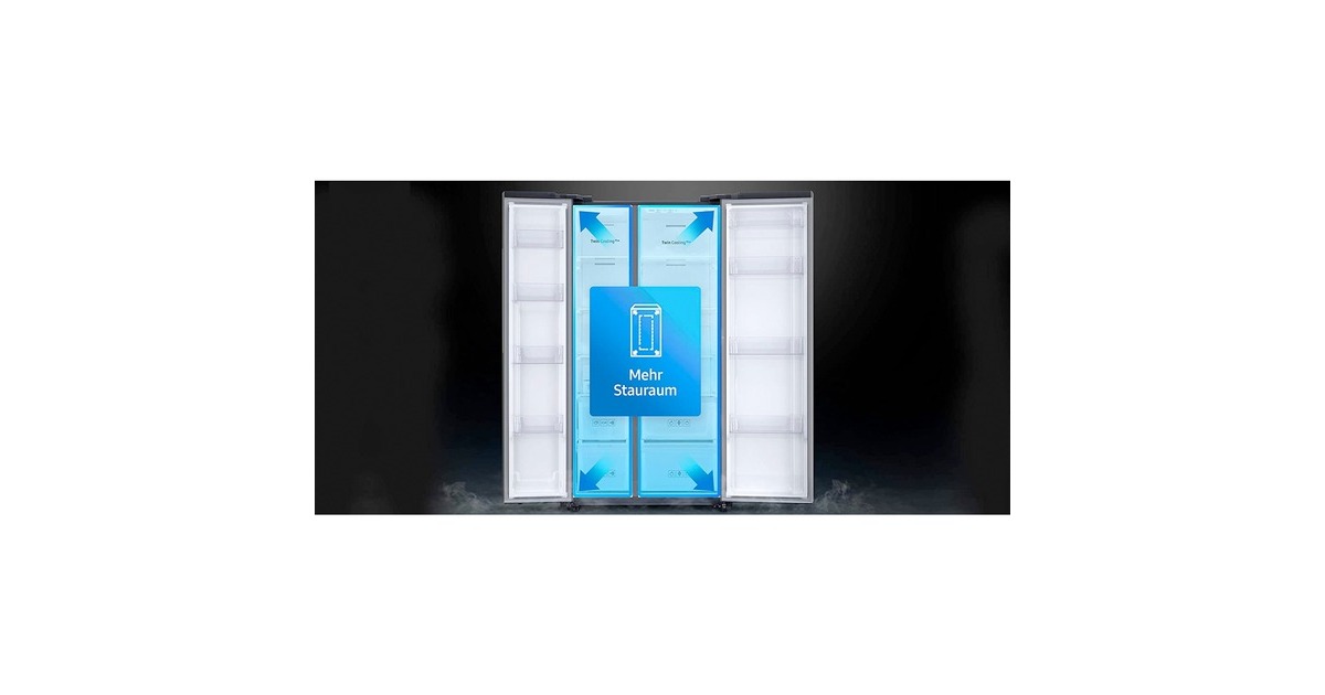 SAMSUNG RS6JA8810S9/EG RS8000, Side-by-Side(edelstahl/silber)