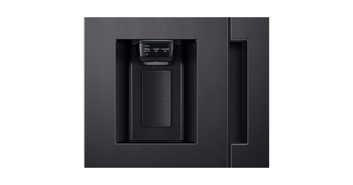 SAMSUNG RS6JA8811B1/EG RS8000, Side-by-Side(edelstahl (dunkel)/schwarz)