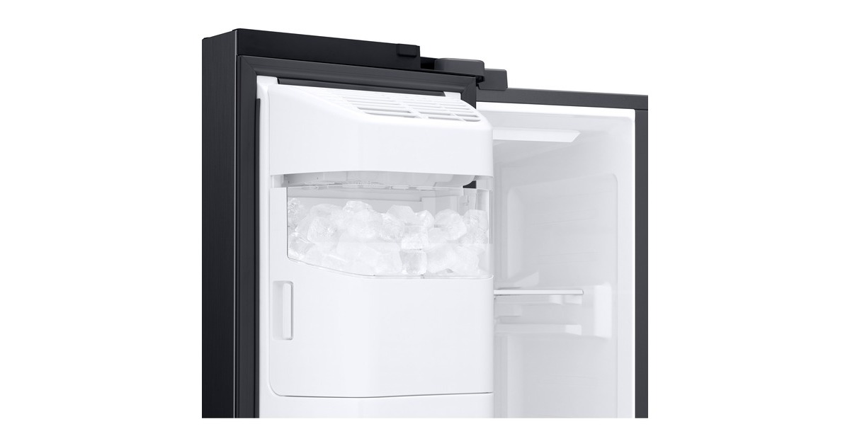 SAMSUNG RS6JA8811B1/EG RS8000, Side-by-Side(edelstahl (dunkel)/schwarz)