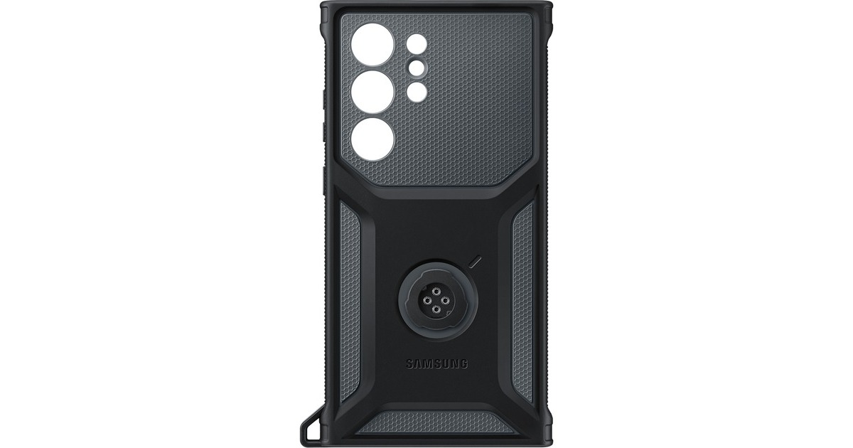 SAMSUNG Rugged Gadget Case, Schutzhülle(schwarz, Samsung Galaxy S23 Ultra)
