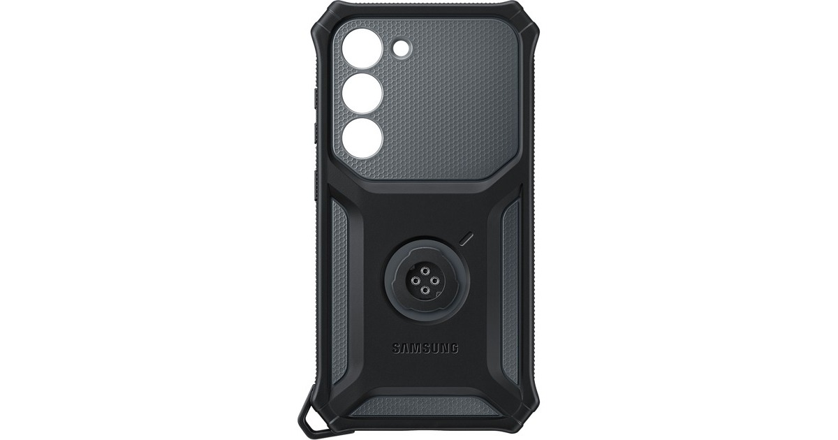 SAMSUNG Rugged Gadget Case, Schutzhülle(schwarz, Samsung Galaxy S23)