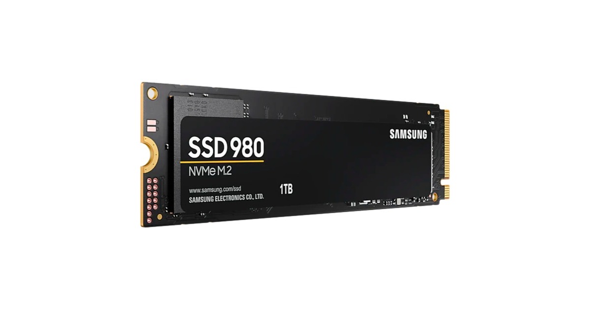 SAMSUNG SSD 980 1 TB(PCIe 3.0 x4, NVMe 1.4, M.2 2280, intern)
