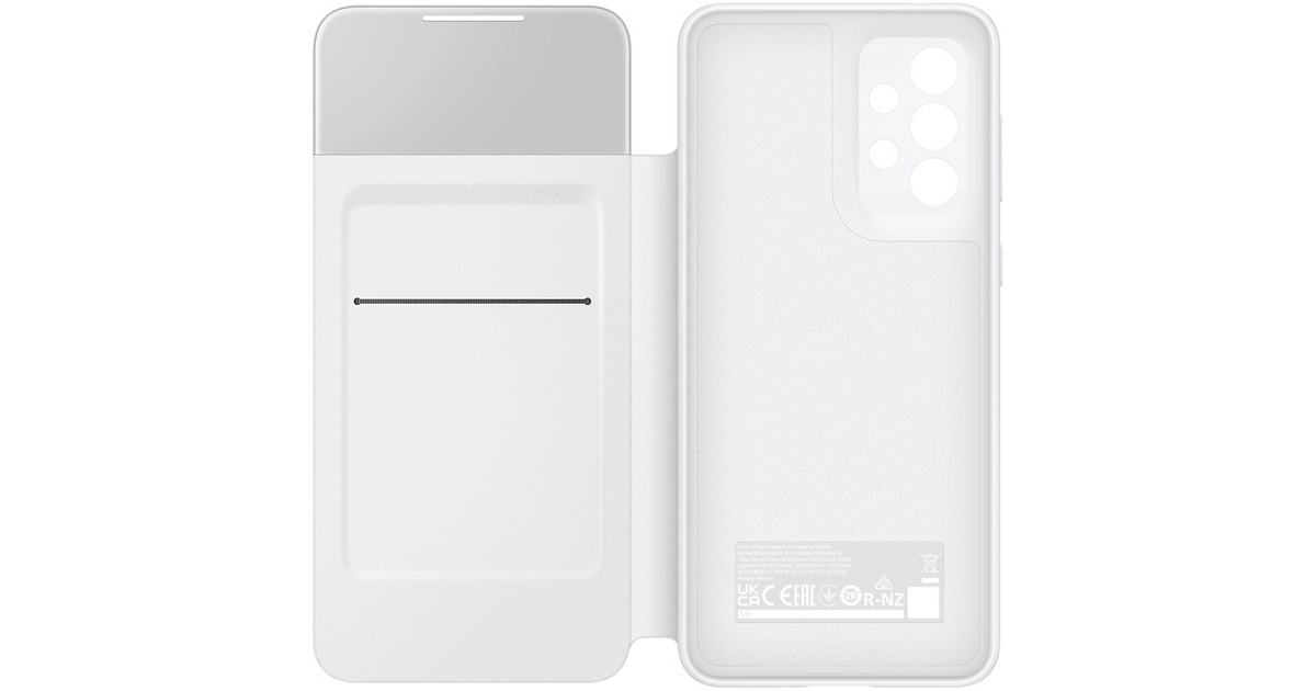 SAMSUNG S View Wallet Cover, Handyhülle(weiß, Samsung Galaxy A33 5G)