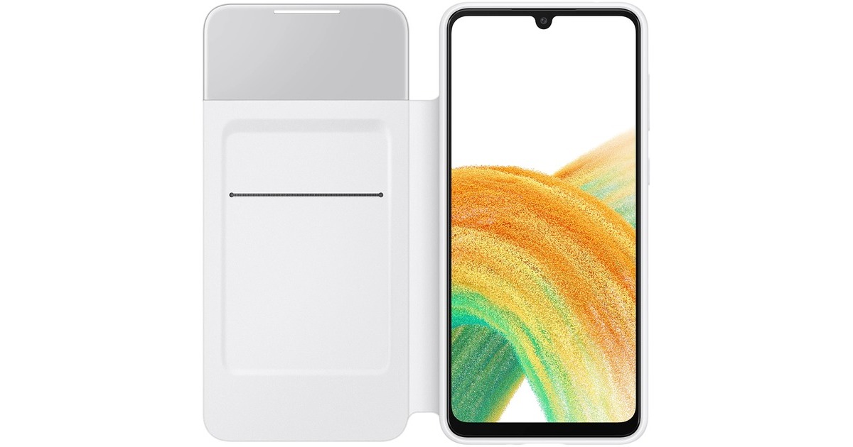 SAMSUNG S View Wallet Cover, Handyhülle(weiß, Samsung Galaxy A33 5G)