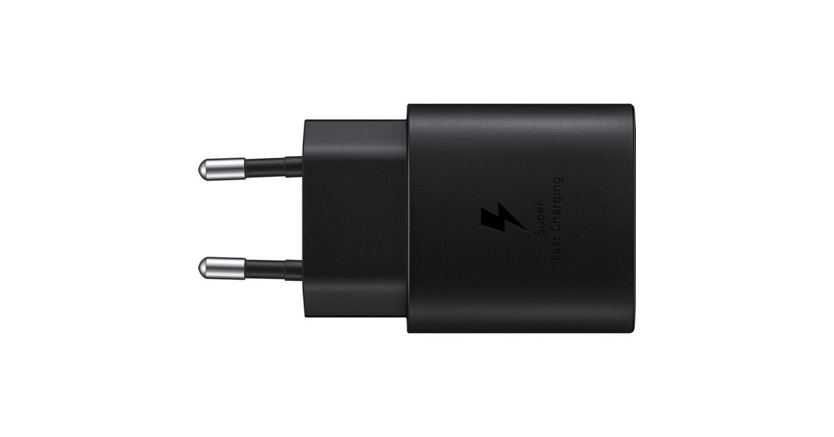 SAMSUNG Schnellladegerät EP-TA800(schwarz, USB Type-C, 25 W)