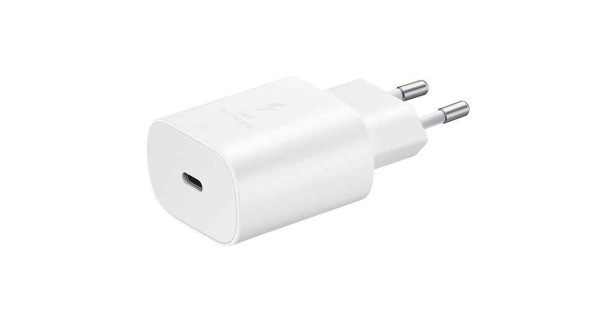 SAMSUNG Schnellladegerät EP-TA800 (USB Type-C, 25 W)(weiß)
