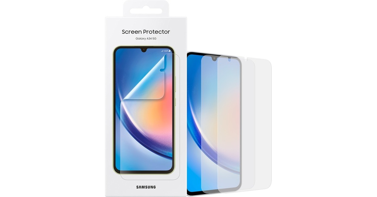 SAMSUNG Screen Protector, Schutzfolie(transparent, Samsung Galaxy A34 5G)