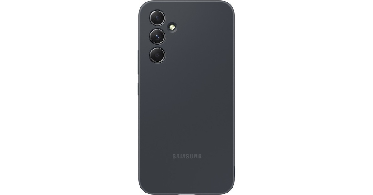 SAMSUNG Silicone Case, Handyhülle(schwarz, Samsung Galaxy A54 5G)